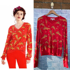 Wildfox Pizza Sweatshirt size medium
